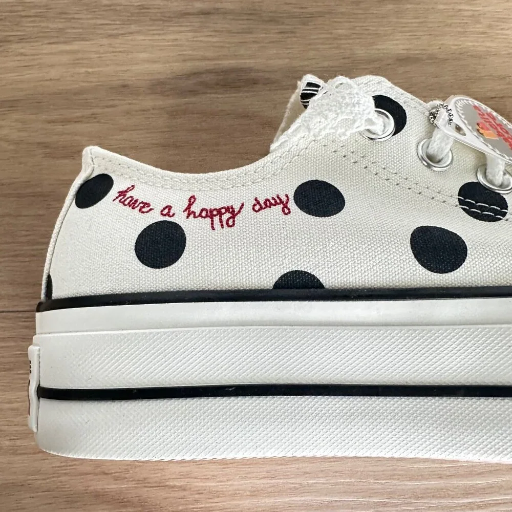 ✨Converse Chuck Taylor Lift Platform Polka Dots 11 Womens Shoes Sneakers A10689C